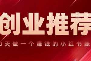 适合普通人创业的小项目，小红书运营教程