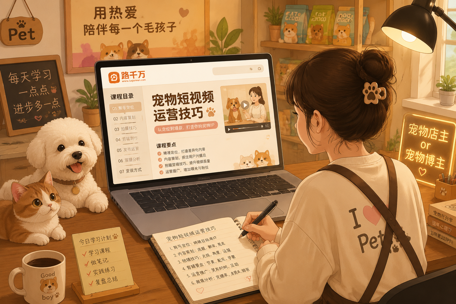 路千万课程资料 - 学习场景