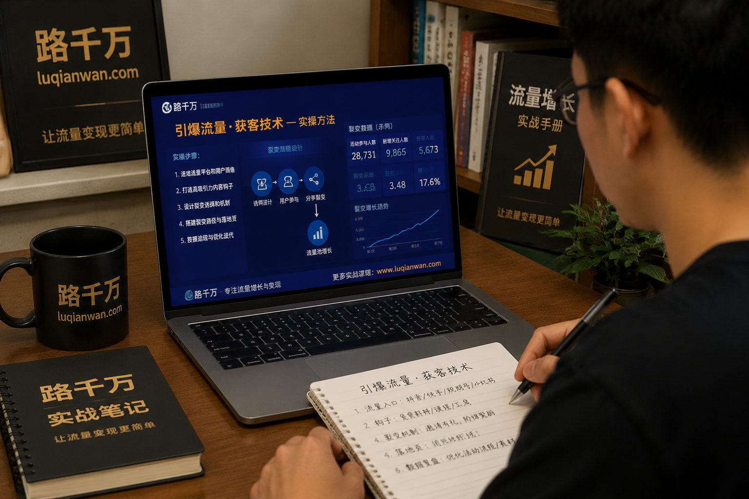 学员学习引爆流量获客技术