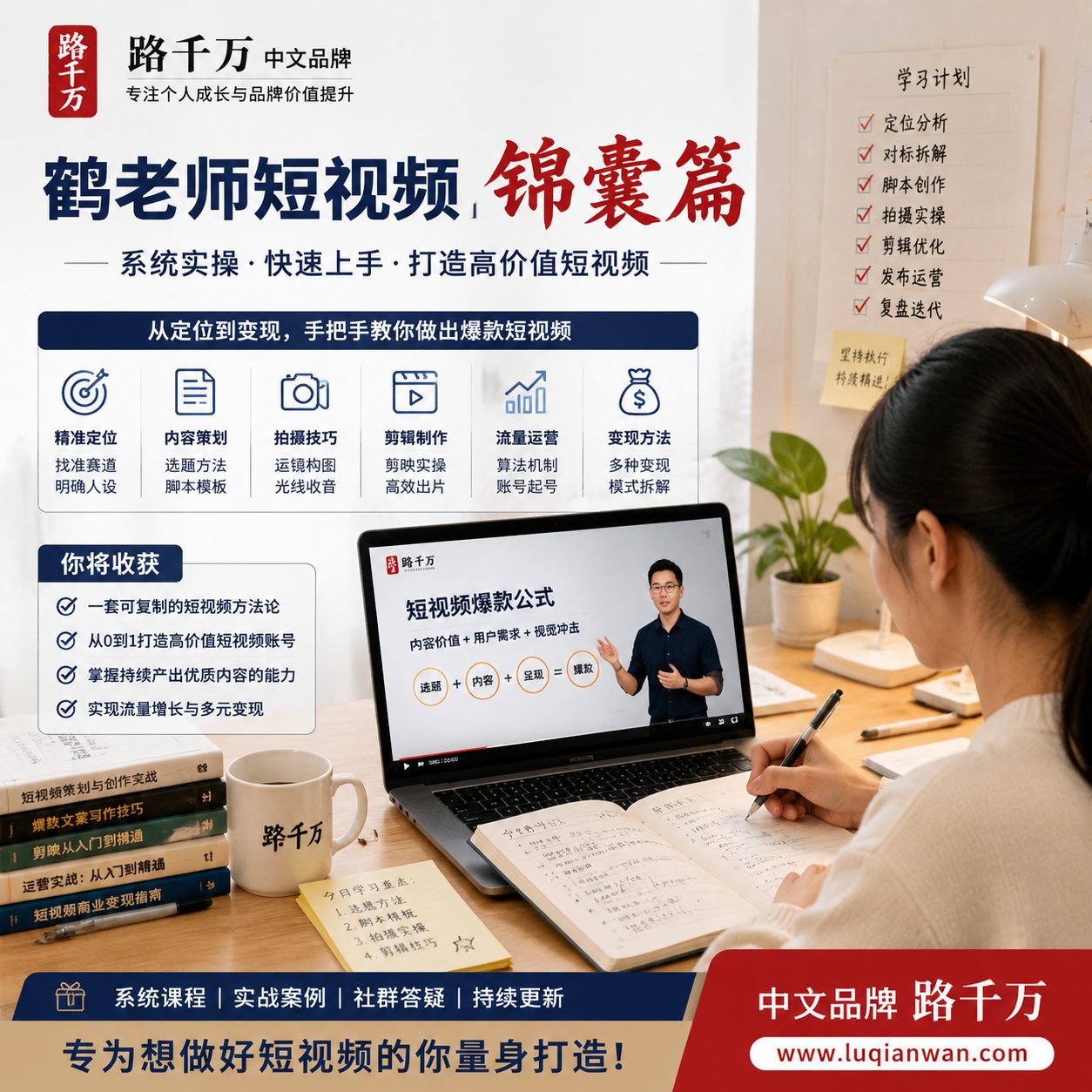 鹤老师短视频锦囊篇课程资料
