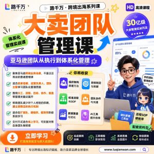 30亿亚马逊大卖团队管理体系：揭秘高效跨境电商运营方法