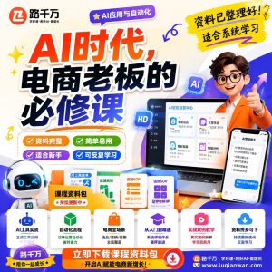 AI电商必修课：2025电商老板必备的AI赚钱技能