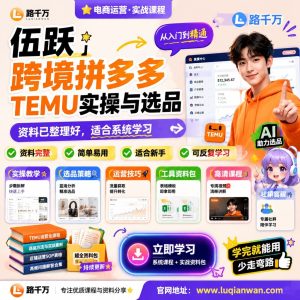 TEMU选品实操：跨境拼多多开店从0到1，新手也能快速起步