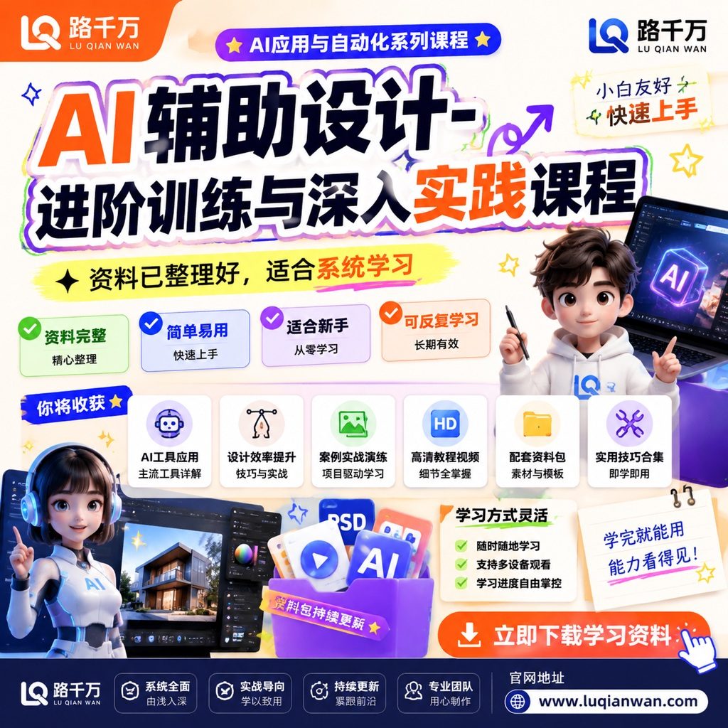 AI辅助设计-进阶训练与深入实践课程课程主图