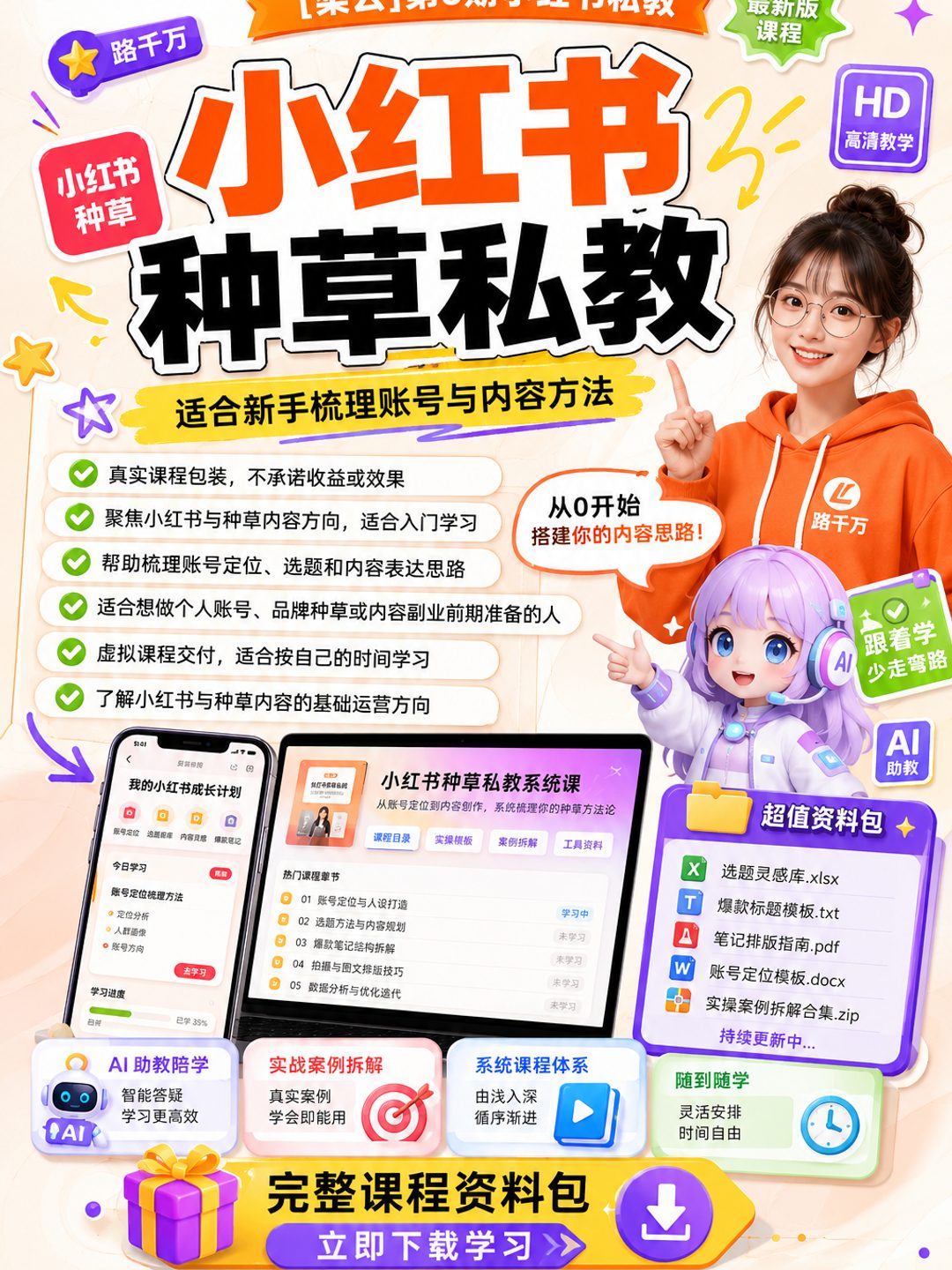 [梨云]第6期小红书私教课程资料