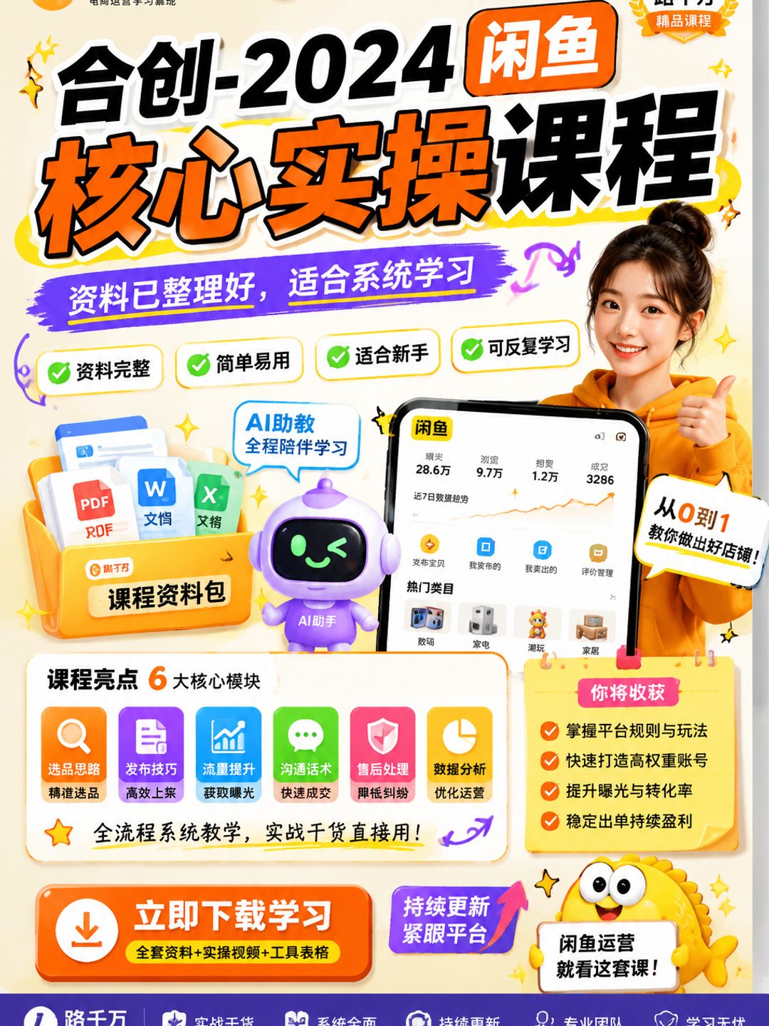 合创-2024闲鱼核心实操课程课程资料