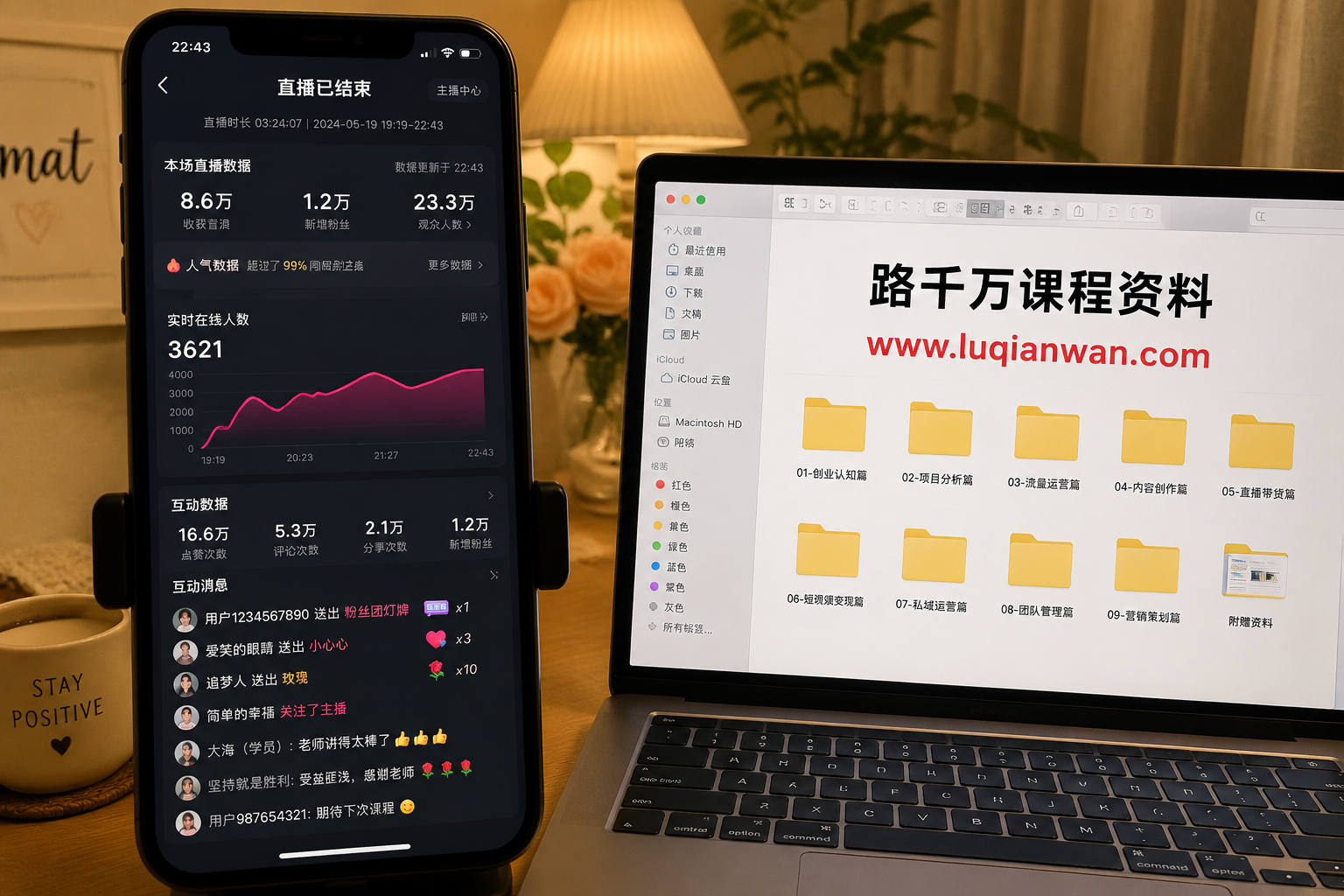 无人直播操作数据效果