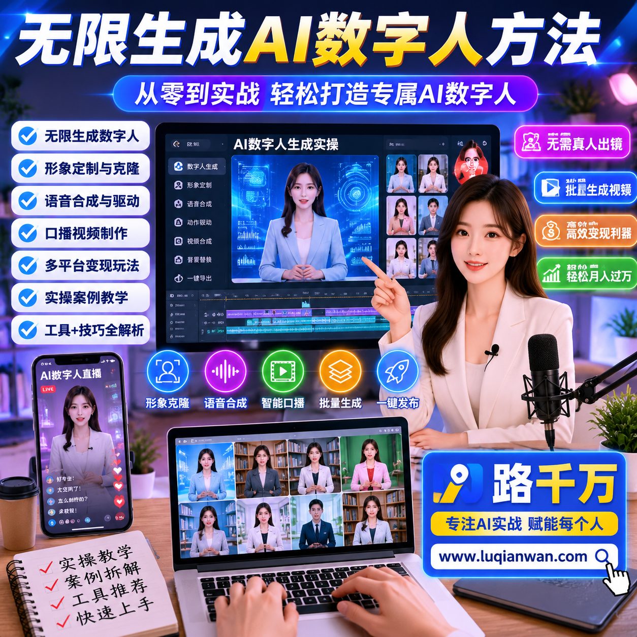 无限生成AI数字人方法课程资料