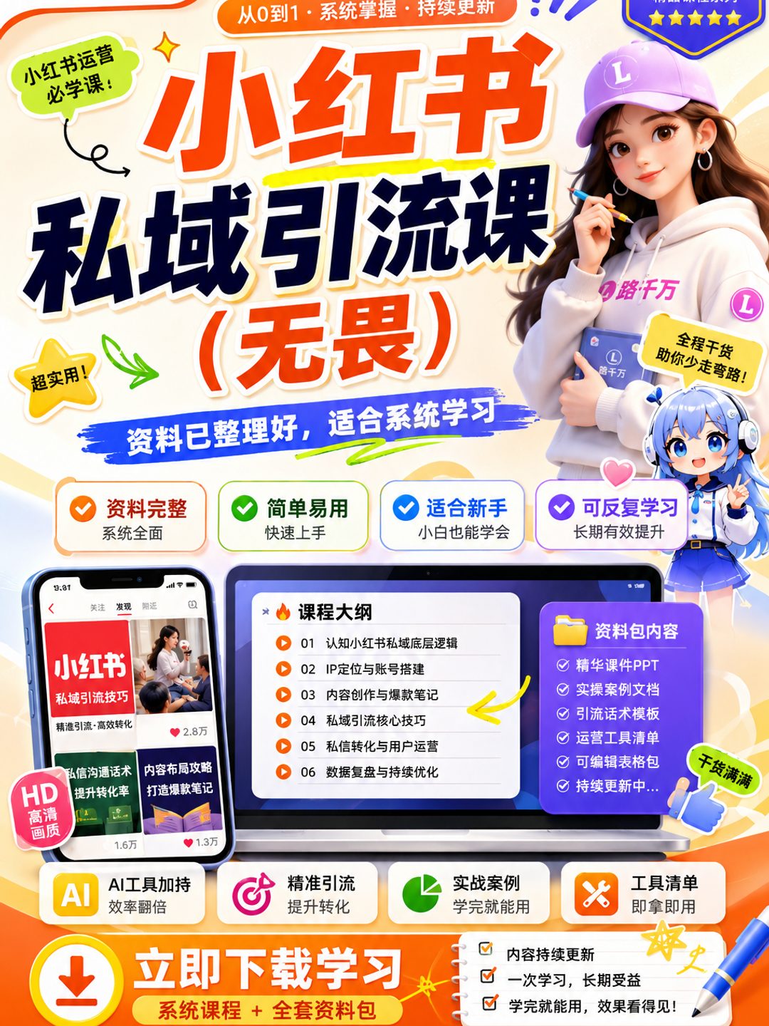 小红书私域引流课（无畏）课程资料