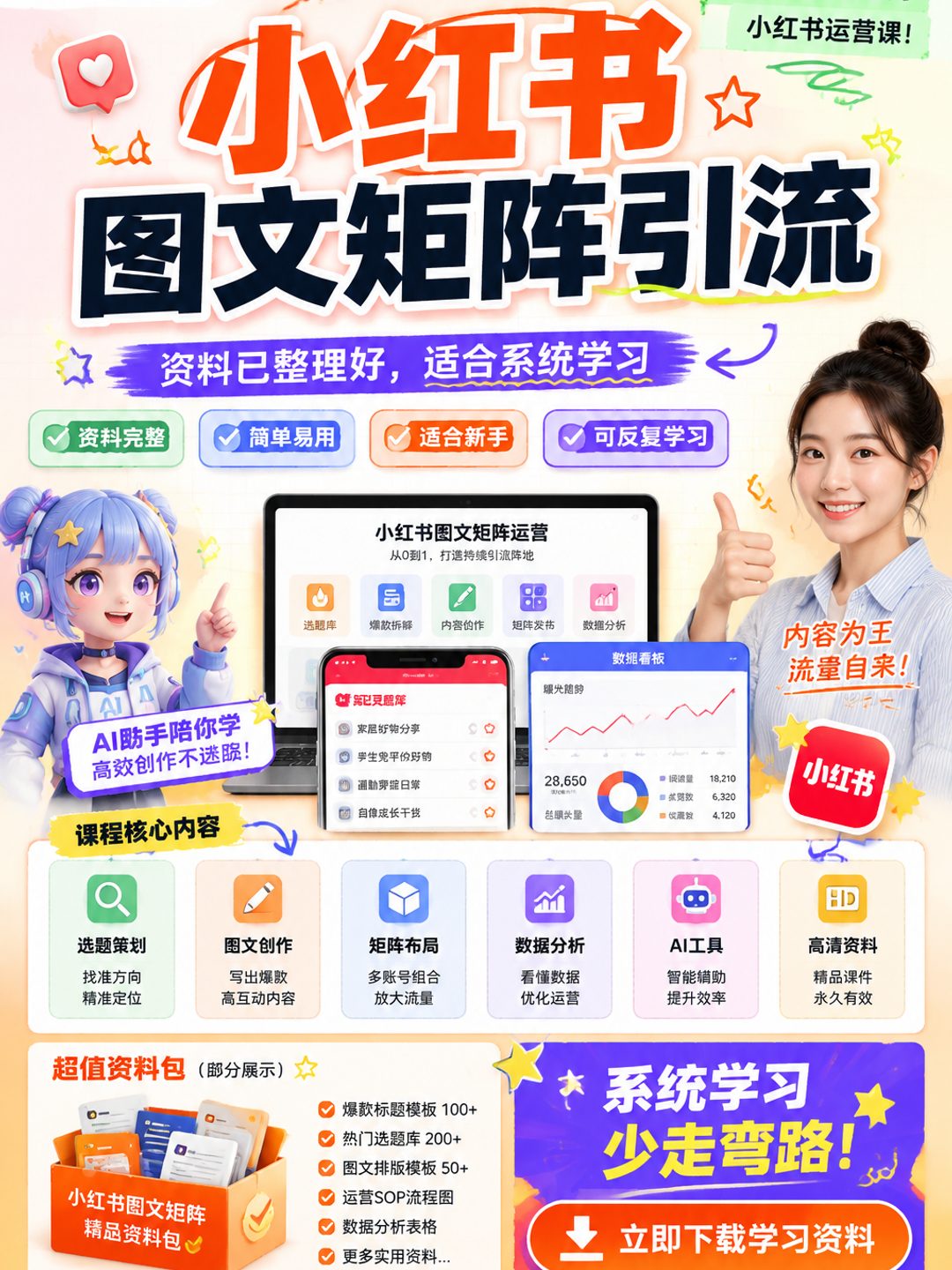 小红书图文矩阵引流课程资料