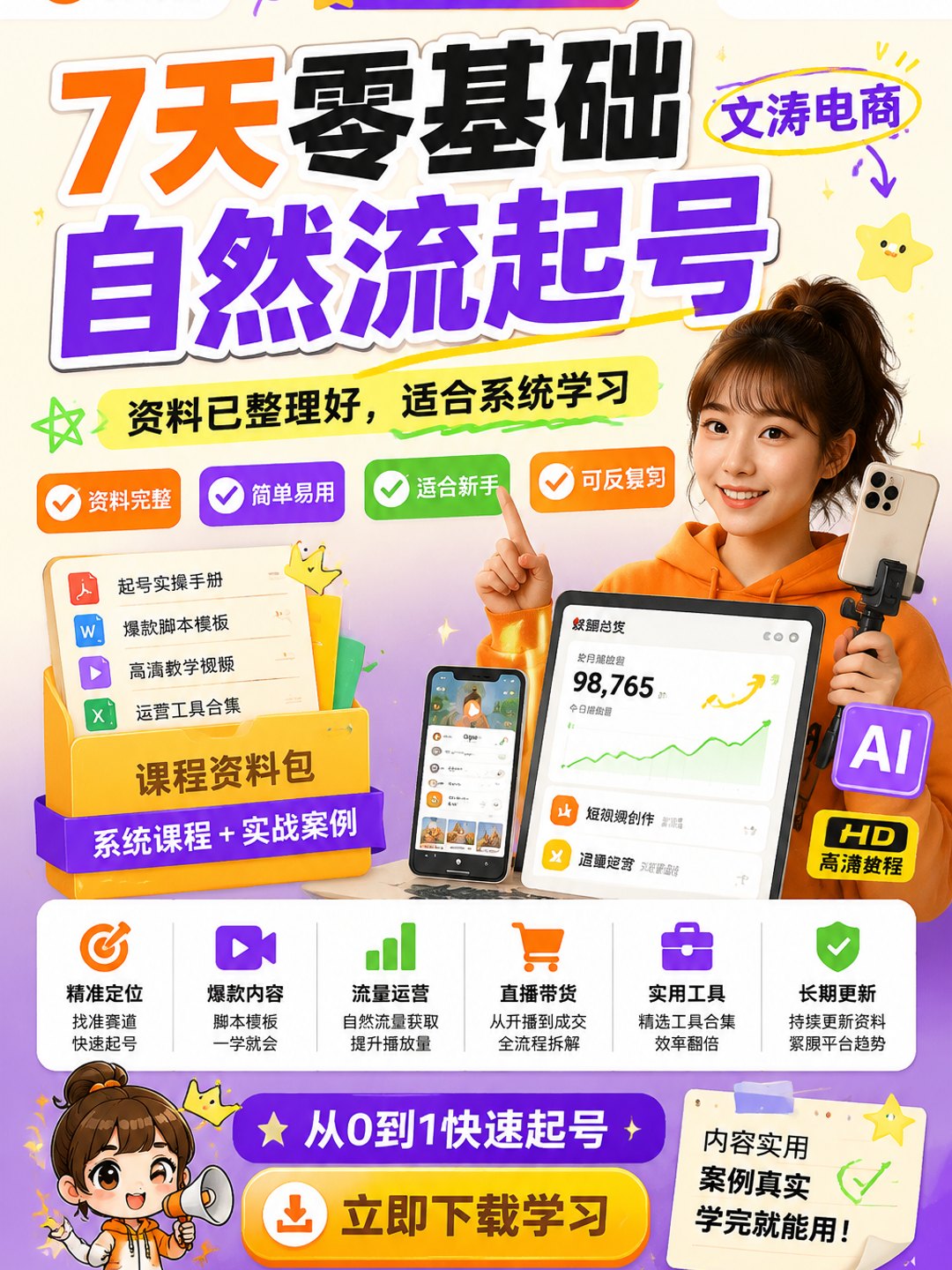 7天零基础自然流起号（文涛电商）课程资料