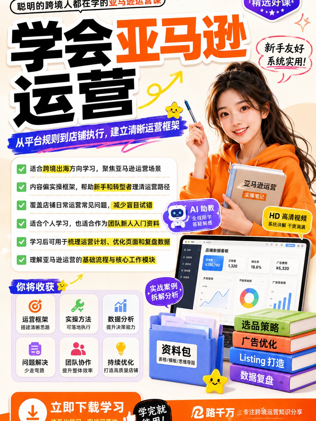 聪明的跨境人都在学的亚马逊运营课课程资料