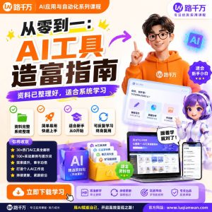 AI工具应用与自动化课程:从零到一实战学习指南