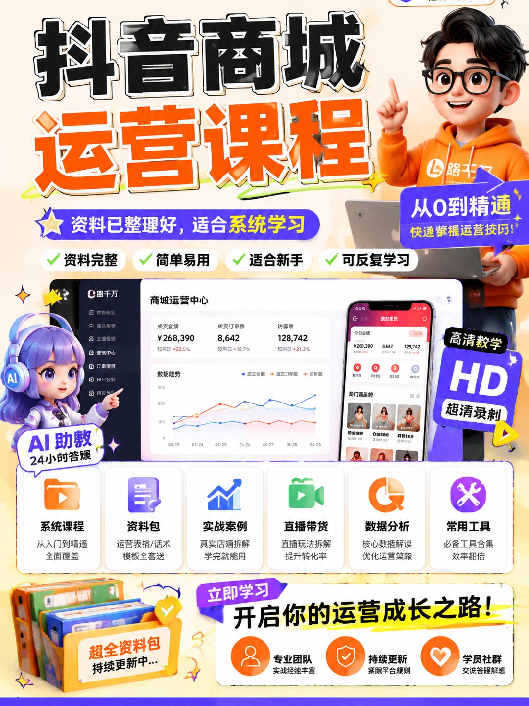 抖音商城运营课程课程资料