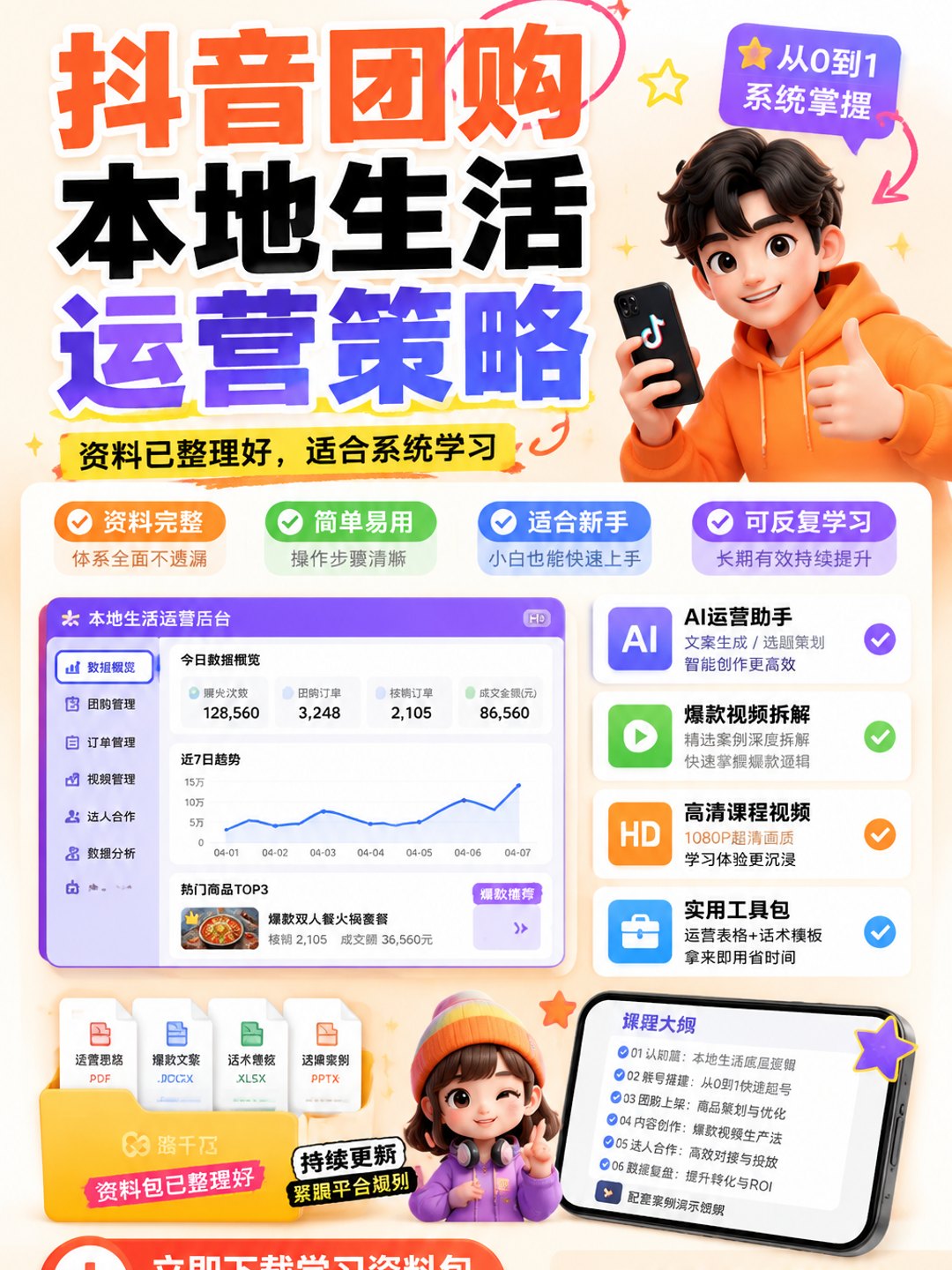 抖音团购本地生活运营策略课程资料