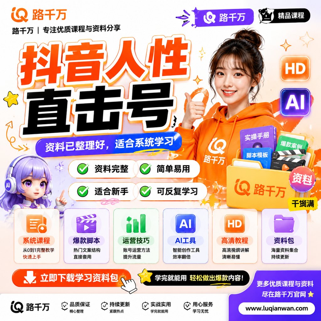 抖音人性直击号课程主图