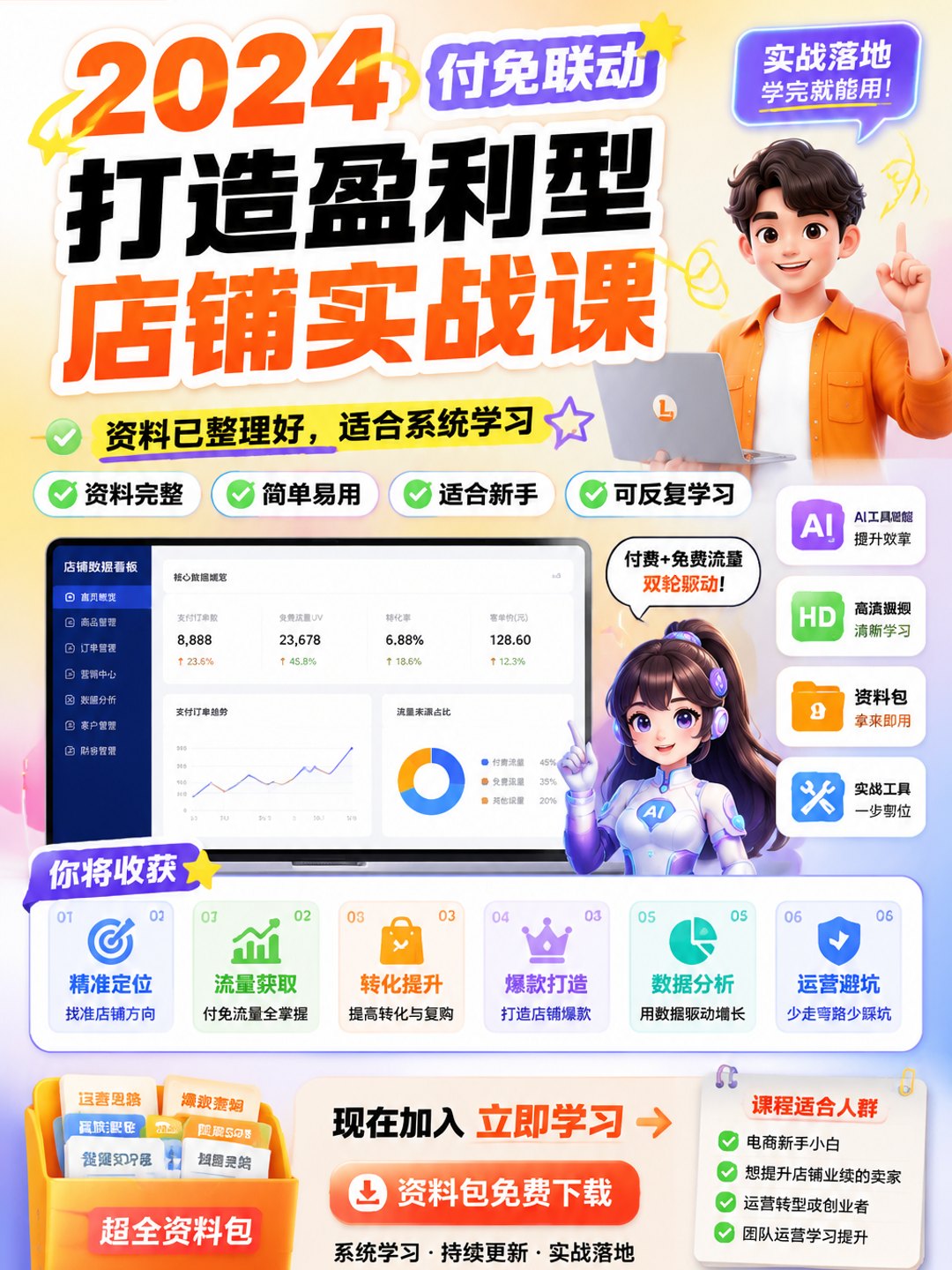 付免联动-打造盈利型店铺实战课课程资料