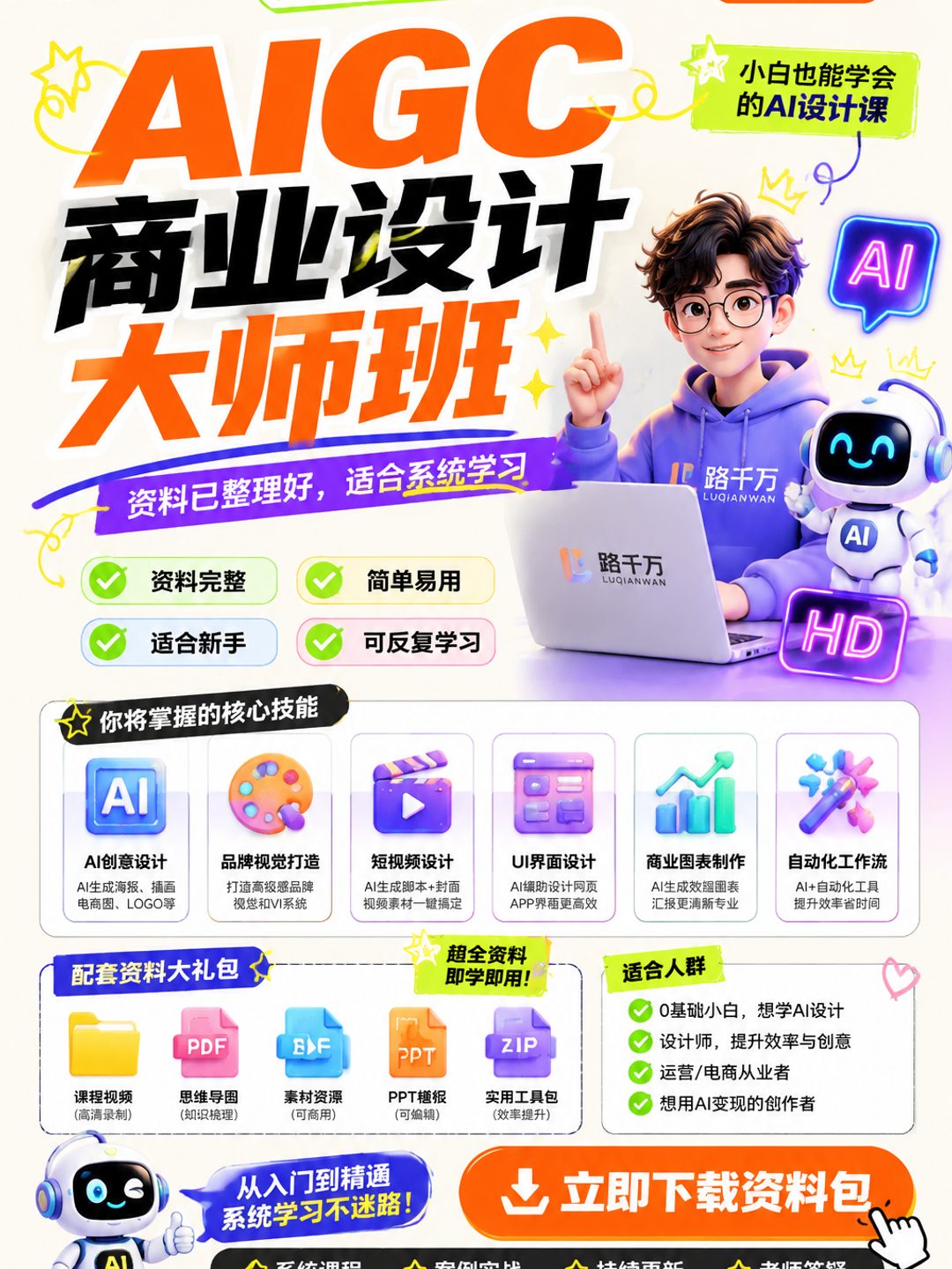AIGC商业设计大师班课程资料