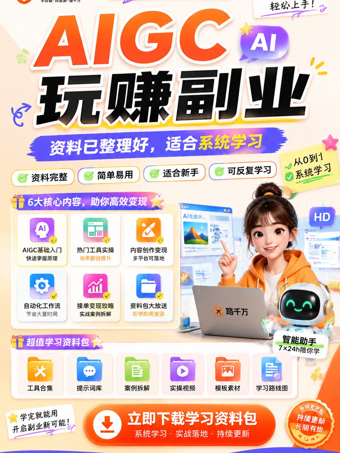 AIGC玩赚副业课程资料