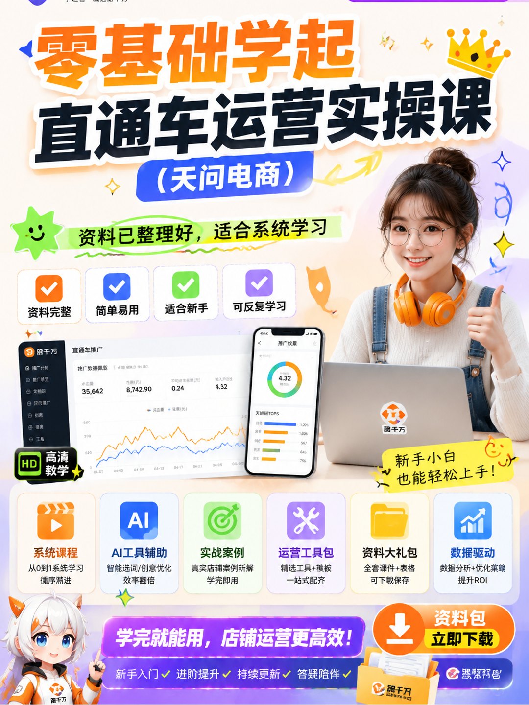 零基础学起直通车运营实操课(天问电商)课程资料